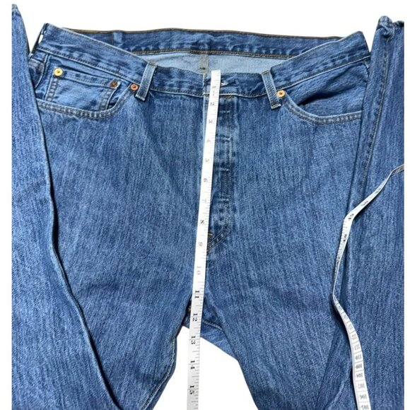 Levi's 501 Straight Cut Jeans Blue Size 36 x 29 - Picture 8 of 11